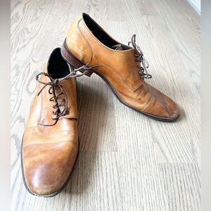 Cole Haan Benton Cap Toe Leather Dress Shoes